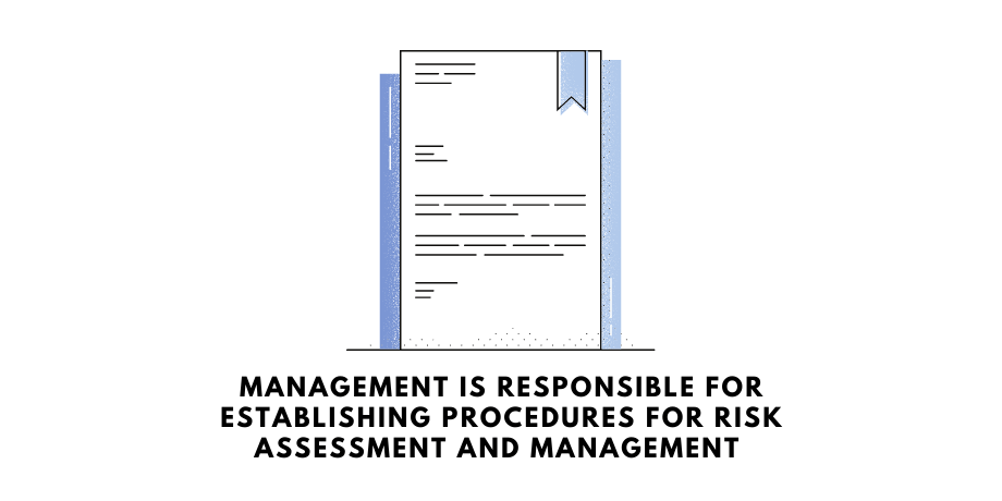 Management is Responsible for Establishing Procedures for Risk Assessment and Management